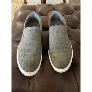 Dr. Scholls Women's Madison Slip On Sneaker Olive Green Suede Fabric Size 8M